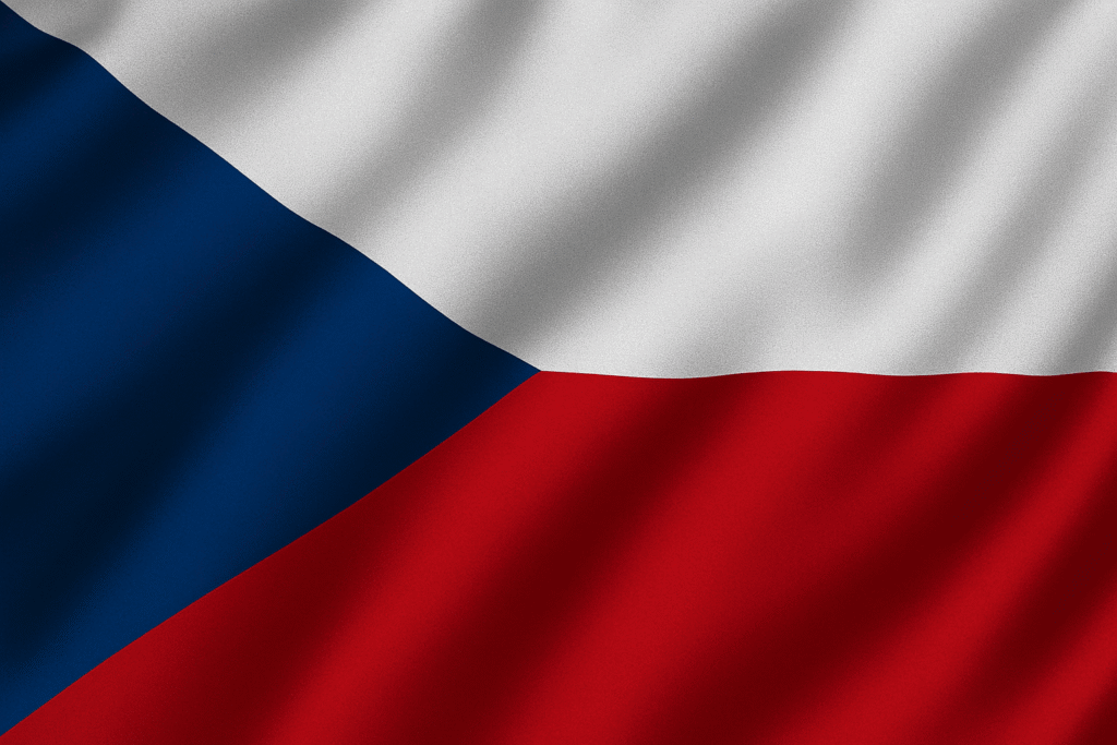 create a czech flag