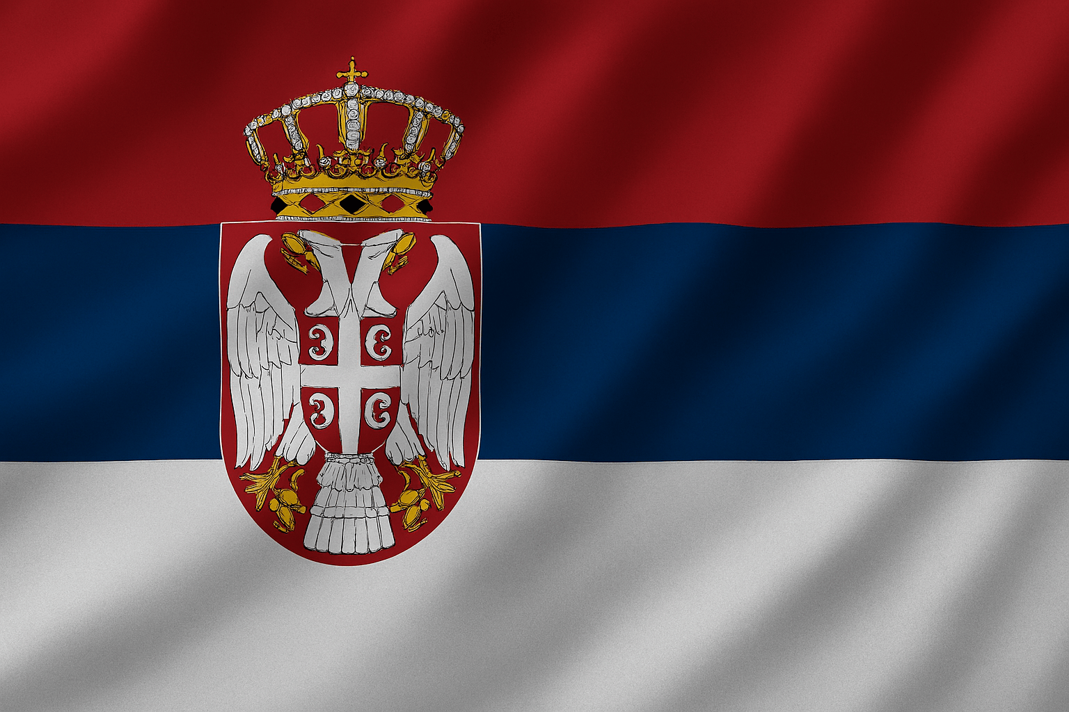 create a serbia flag
