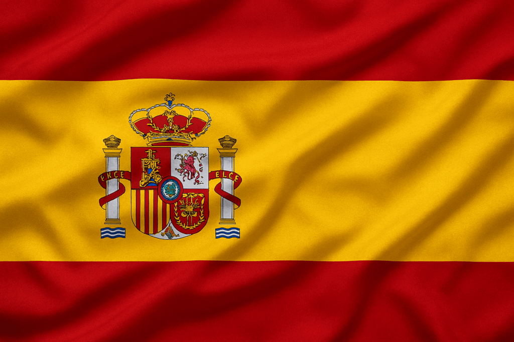 create a spain flag