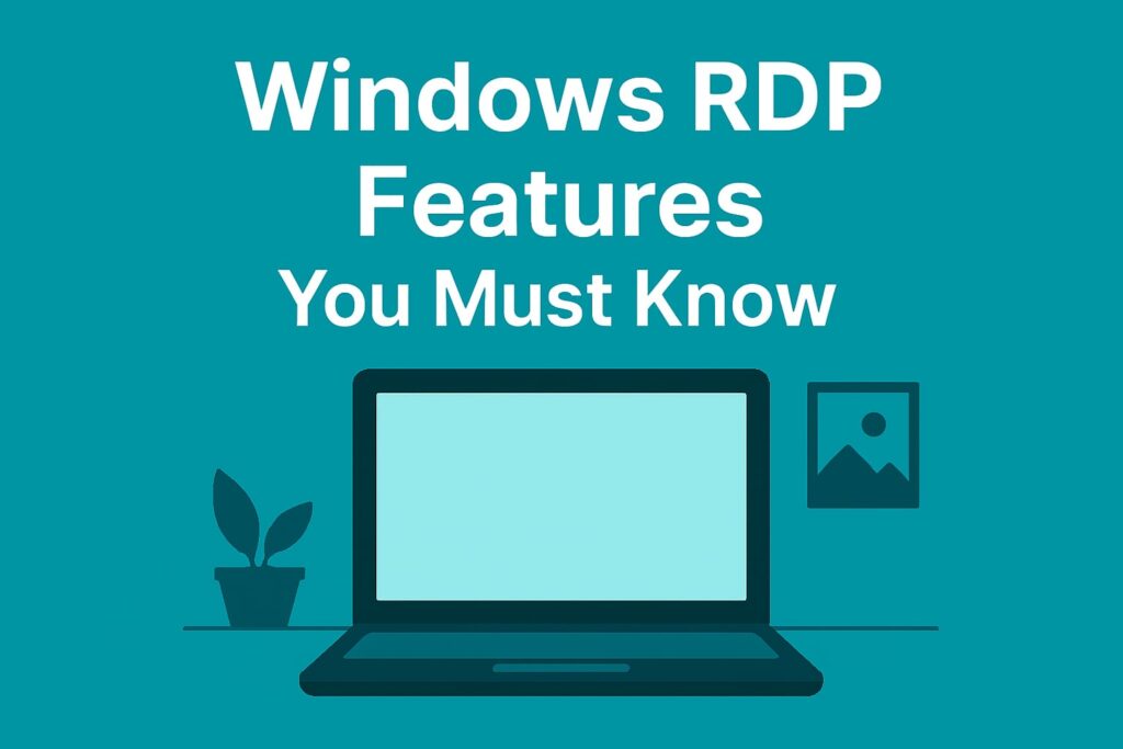 Windows RDP Features main keyword laptop icon