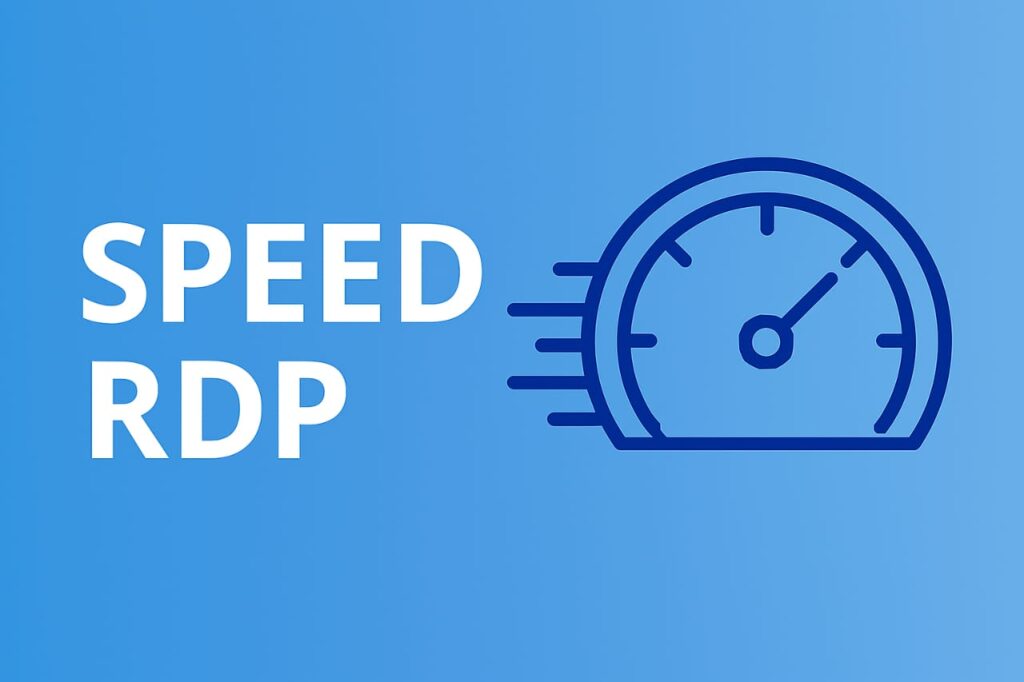Speedometer icon representing fast and stable remote desktop performance