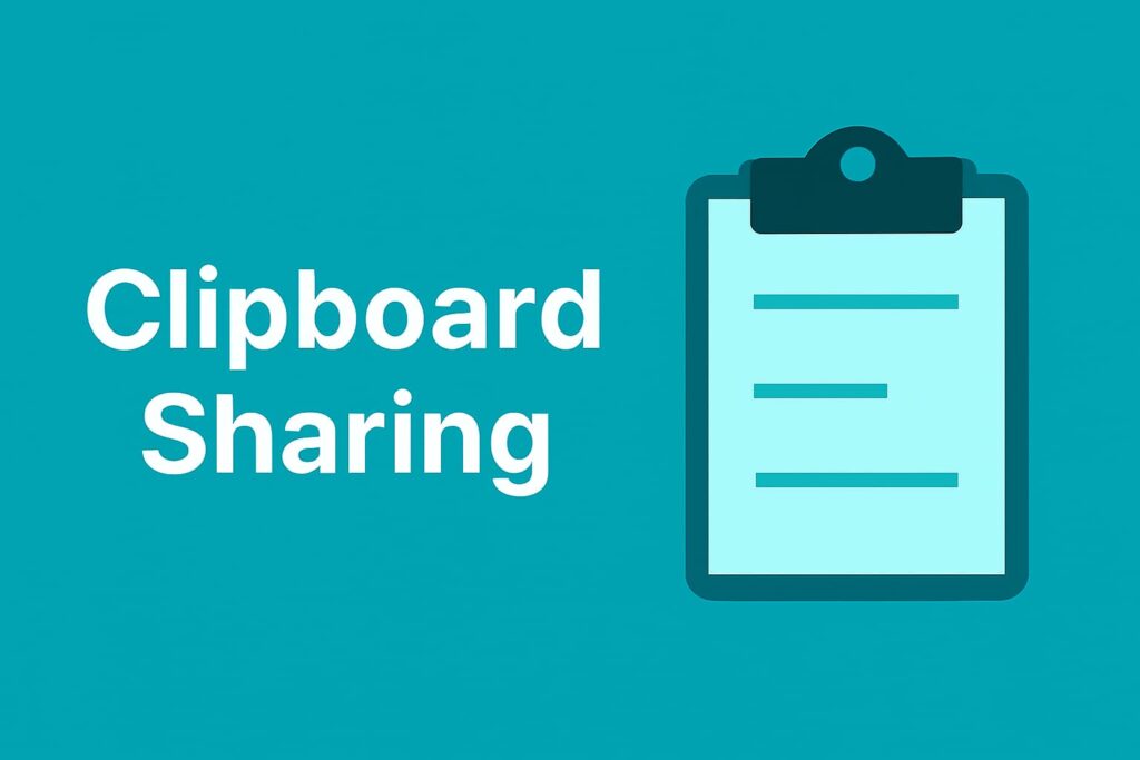Windows RDP clipboard sharing file transfer 