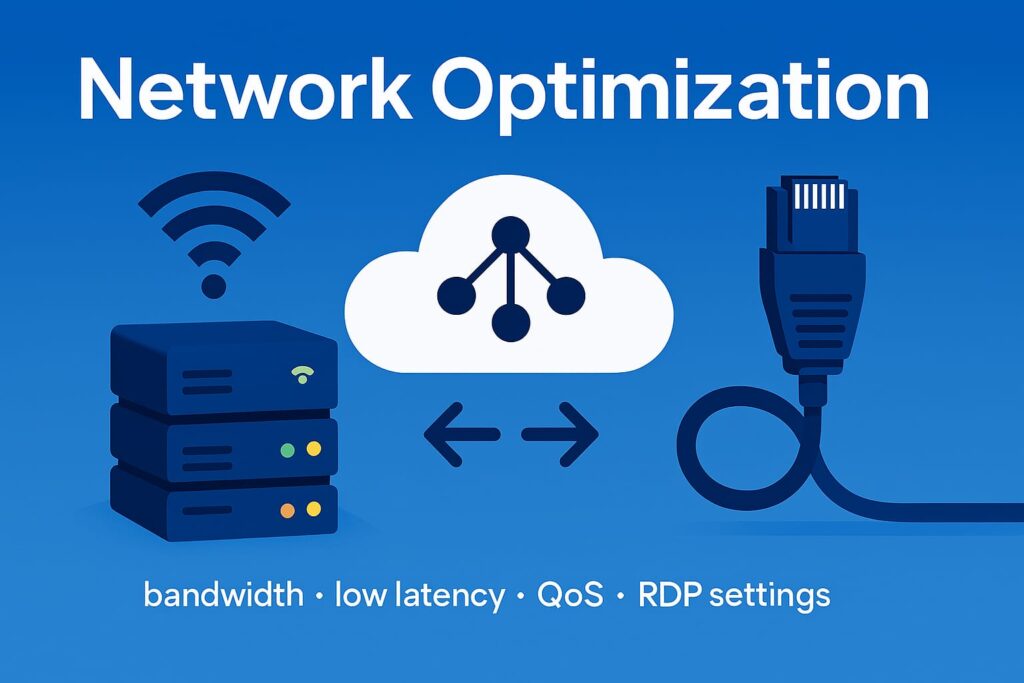 Network Optimization image with router