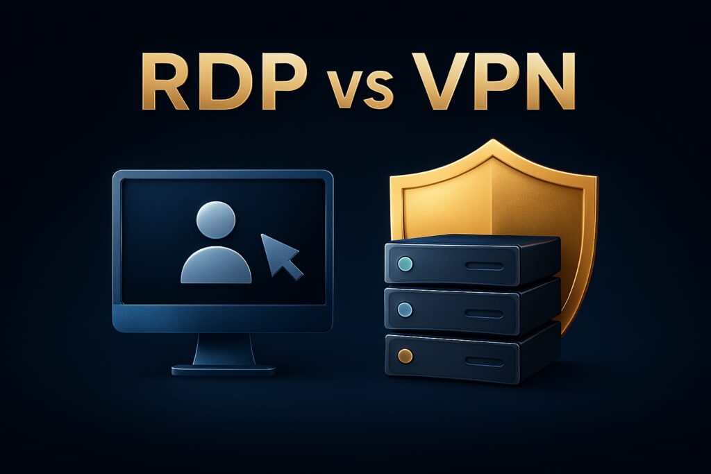 RDP vs VPN Comparison of RDP and VPN icons with shield and speed gauge https://hexahosting.com.pk/