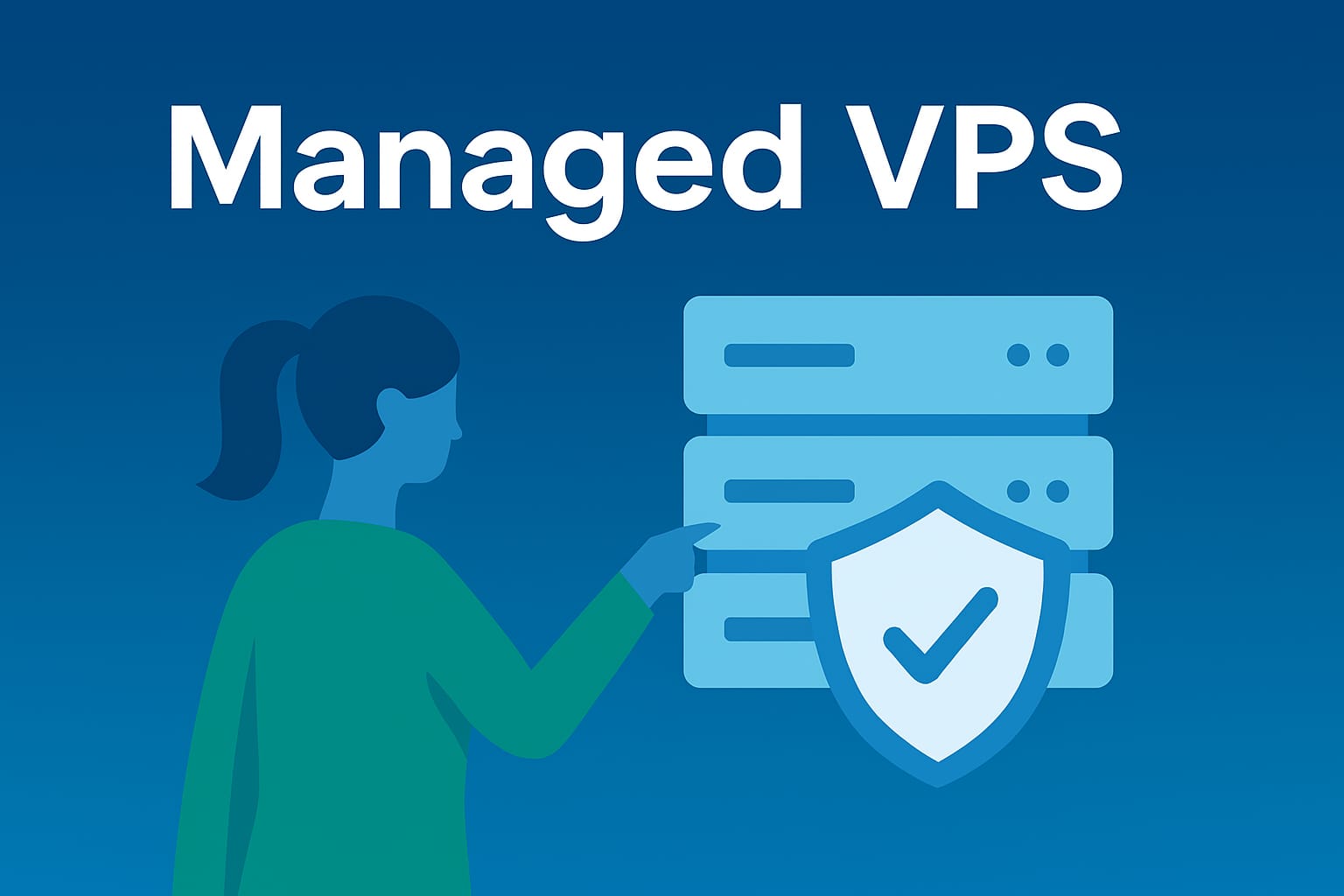 Managed vs Unmanaged VPS comparison banner 