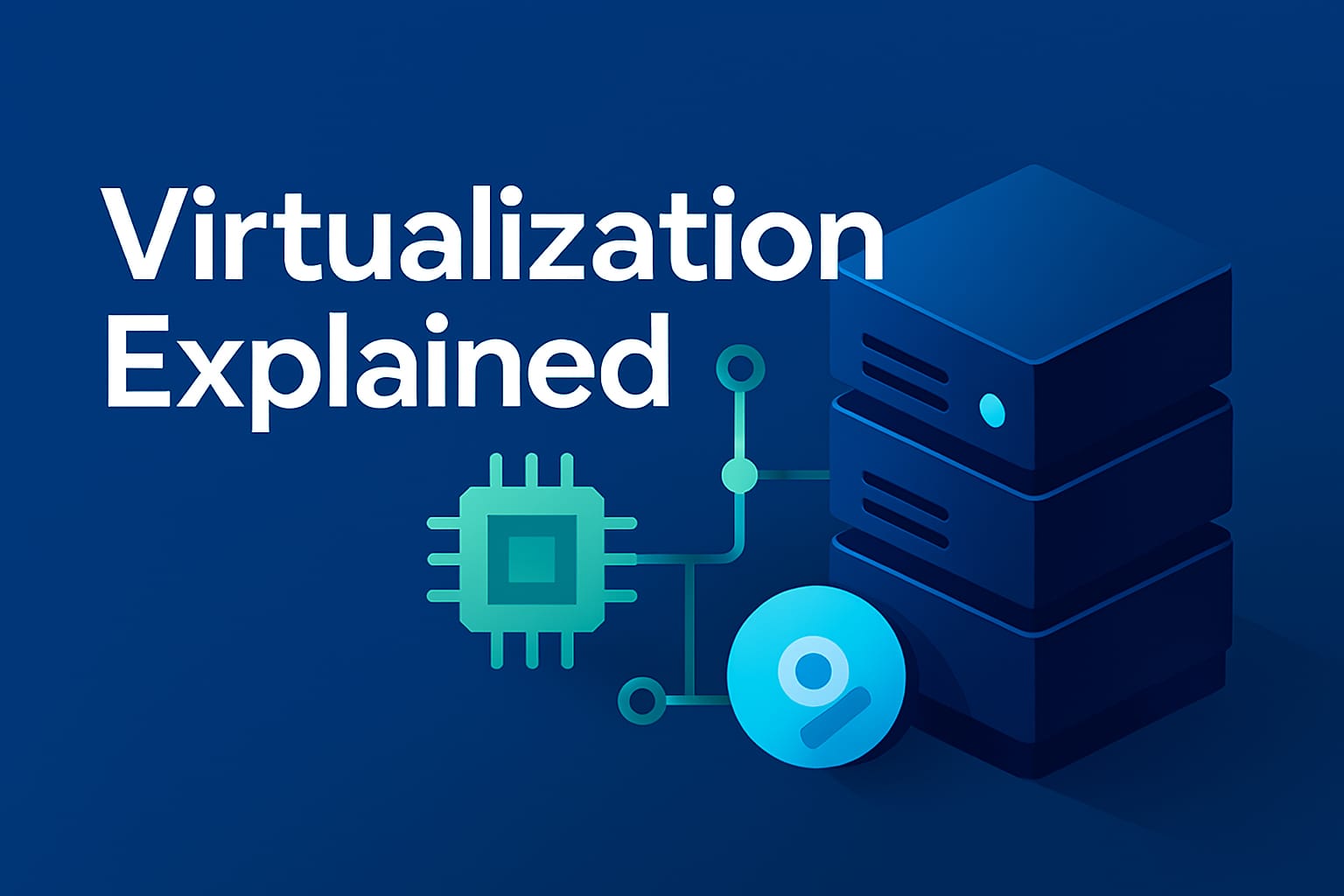  Virtualization with hypervisor and server nodes 