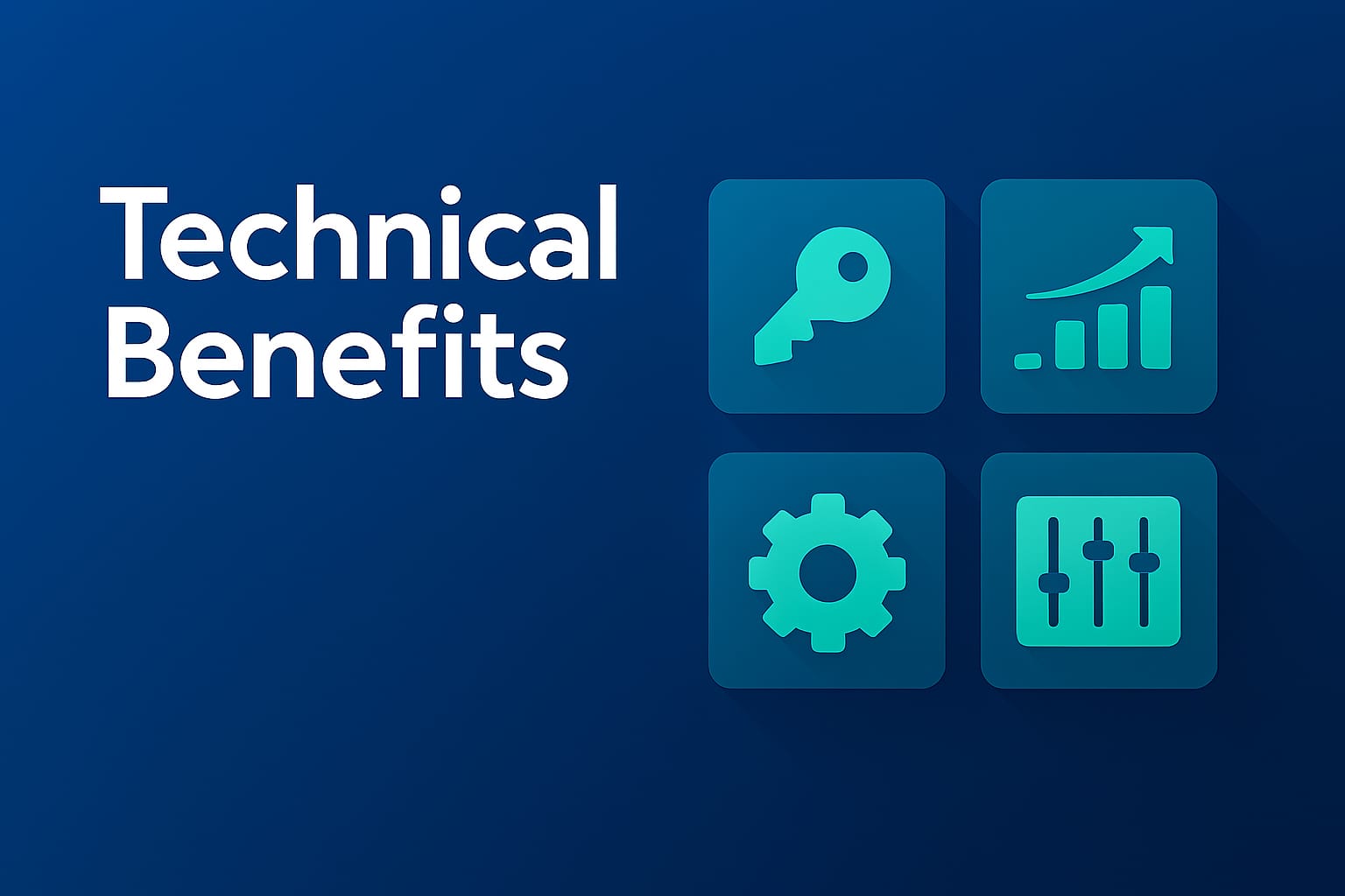 VPS Architecture with server and control icons 