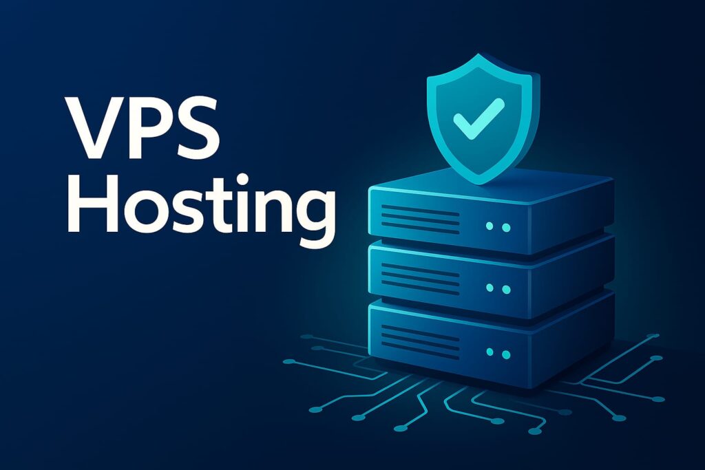 VPS technical benefits icons grid