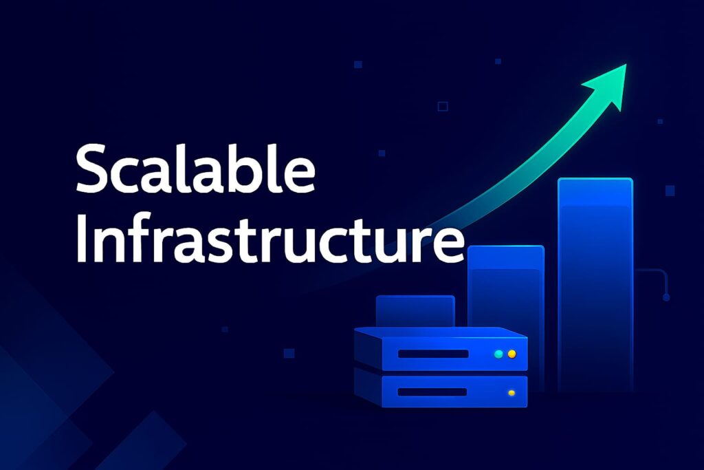 VPS server stack with upward arrow – Benefits of VPS Hosting and How It Can Grow